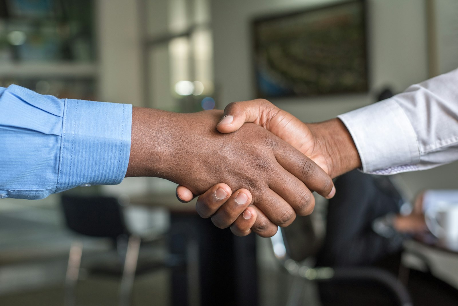 Business owner closing an SBA loan with a lender